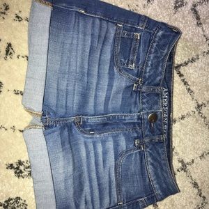 2 PAIR American Eagle jean shorts